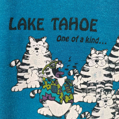 ヘインズ Hanes 80s USA製 キャラクタープリント ラグラン スウェット メンズ import:XL