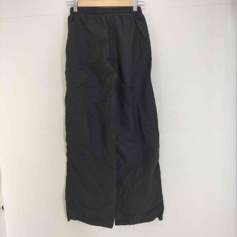 HOUSE OF HALLEY CONTRAST PIPING BLACK BAGGY SWEATPANTS casual レディース