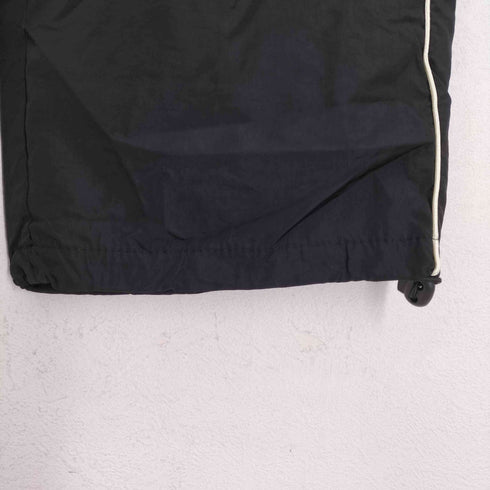 HOUSE OF HALLEY CONTRAST PIPING BLACK BAGGY SWEATPANTS casual レディース