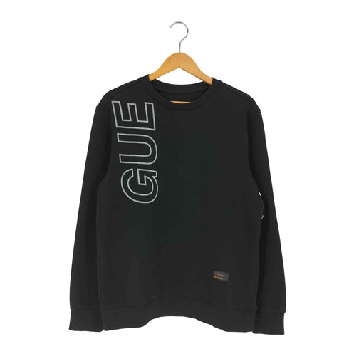 ゲス GUESS ロゴプリント クルーネックスウェット メンズ import:M