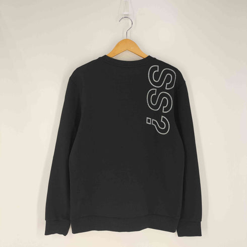 ゲス GUESS ロゴプリント クルーネックスウェット メンズ import:M