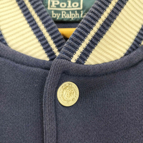ポロバイラルフローレン Polo by RALPH LAUREN 90s ワッペンスウェットスタジャン メンズ import:S