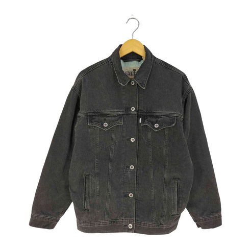 リーバイス Levis silvertab シルバータブ ルーズフィット トラッカー ジャケット 裏キルティング デニムジャケット レディース import:XS