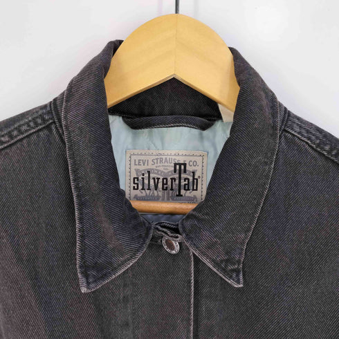 リーバイス Levis silvertab シルバータブ ルーズフィット トラッカー ジャケット 裏キルティング デニムジャケット レディース import:XS