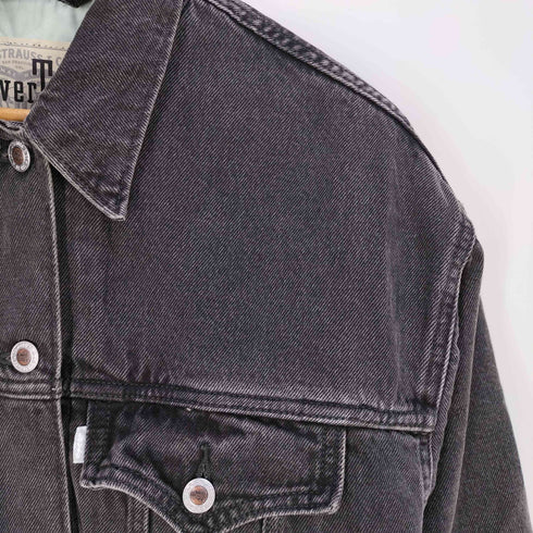 リーバイス Levis silvertab シルバータブ ルーズフィット トラッカー ジャケット 裏キルティング デニムジャケット レディース import:XS