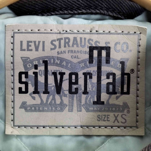 リーバイス Levis silvertab シルバータブ ルーズフィット トラッカー ジャケット 裏キルティング デニムジャケット レディース import:XS