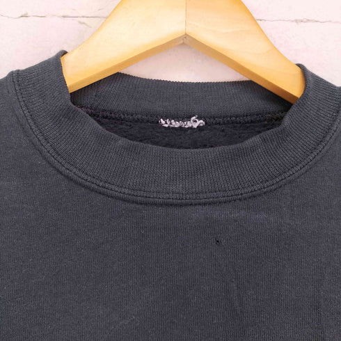 企業ロゴ刺繍モックネックスウェット メンズ