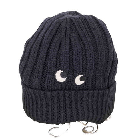 アニヤハインドマーチ ANYA HINDMARCH ヒートテックニットビーニー ニット帽 レディース ONE SIZE