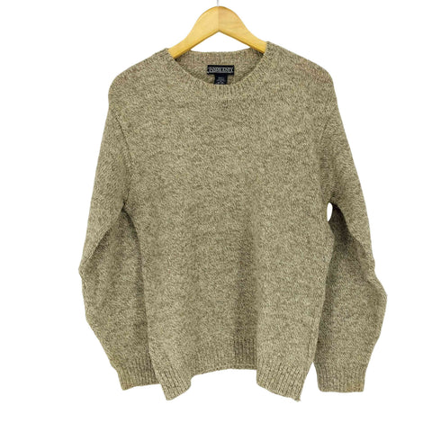 ランズエンド LANDS END 90S MADE IN USA 霜降り クルーネックニット メンズ import:S