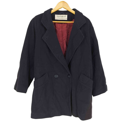 マッキントッシュ Mackintosh MADE IN USA 80S~ ウールダブルチェスターコート レディース