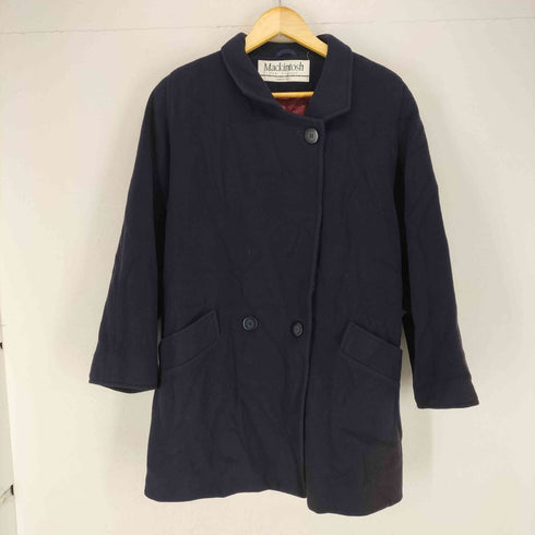 マッキントッシュ Mackintosh MADE IN USA 80S~ ウールダブルチェスターコート レディース