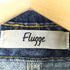 FLUGGE オーバーサイズデニムジャケット フラップポケット ユニセックス メンズ