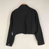 ザラ ZARA LINEN BLEND CROP JACKET リネンブレンドクロップドジャケット 裏地ストライプ 短丈 レディース import:S