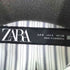 ザラ ZARA LINEN BLEND CROP JACKET リネンブレンドクロップドジャケット 裏地ストライプ 短丈 レディース import:S