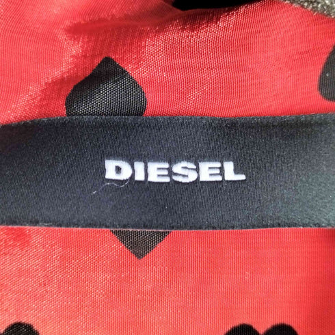ディーゼル DIESEL D-Blaze ドット&ハート柄 シャツワンピース レディース import:S
