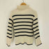 ザラ ZARA ボーダーハイネックニット レディース import:S