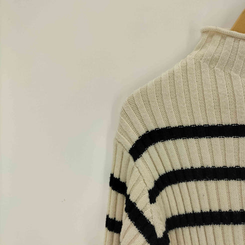 ザラ ZARA ボーダーハイネックニット レディース import:S