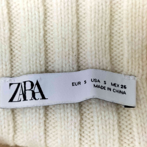 ザラ ZARA ボーダーハイネックニット レディース import:S