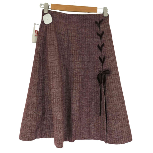 ジルスチュアート JILLSTUART レースアップフレアミディスカート レディース JPN:S