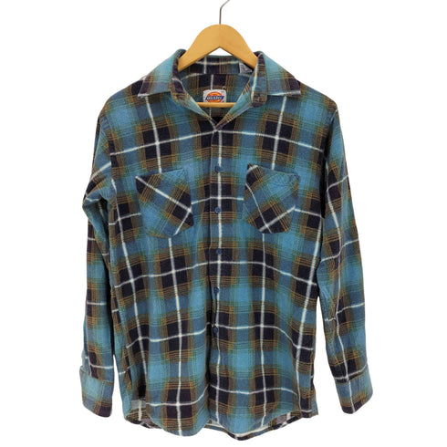 ディッキーズ Dickies チェック プリントネルシャツ メンズ import:M