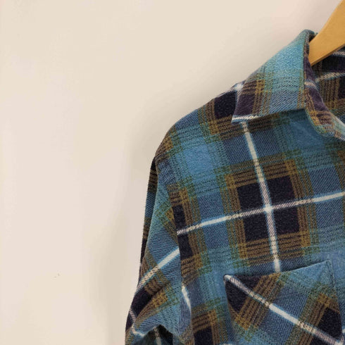 ディッキーズ Dickies チェック プリントネルシャツ メンズ import:M