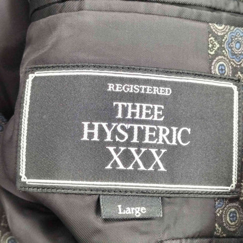 ヒステリックグラマー HYSTERIC GLAMOUR スカル小紋柄 テーラードジャケット メンズ JPN:L