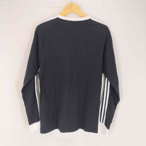 アディダス adidas ロゴ刺繍 L/S TEE メンズ JPN:M