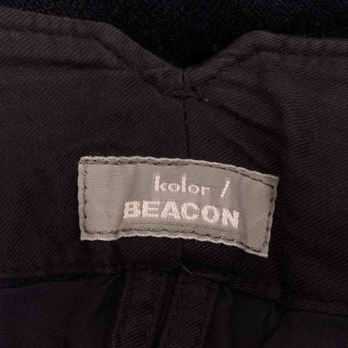 カラービーコン kolor BEACON ウールパッカリングロングパンツ メンズ 3