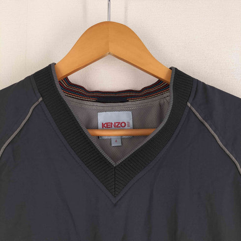 ケンゾーゴルフ KENZO GOLF Vネックナイロンピステ サイドジップアップ メンズ JPN:4