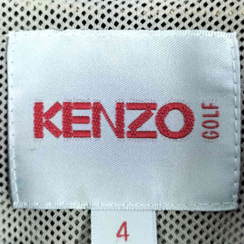 ケンゾーゴルフ KENZO GOLF Vネックナイロンピステ サイドジップアップ メンズ JPN:4