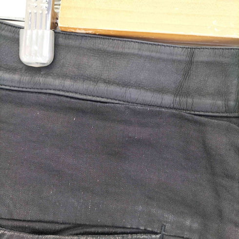 イサムカタヤマ バックラッシュ ISAMU KATAYAMA BACKLASH ロゴパッチ付き スキニーブラックデニム メンズ JPN:M