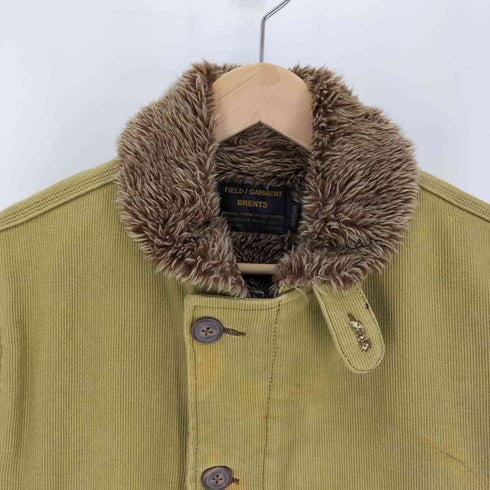 BRENTS 裏地 ボア ファー チンストラップ コーデュロイ ジャケット メンズ import:M