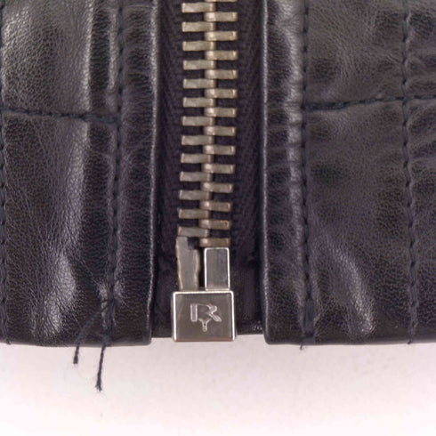 リックオウエンス RICK OWENS インターシャ レザージャケット メンズ XS