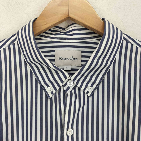 スティーブンアラン Steven Alan ストラップボタンダウンシャツ メンズ M