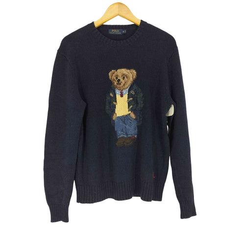 ポロラルフローレン POLO RALPH LAUREN ポロベアー コットンニット メンズ JPN:M