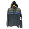 アルマーニエクスチェンジ ARMANI EXCHANGE マルチカラー ボーダー コットン ポリ ジップアップ パーカー メンズ import:L