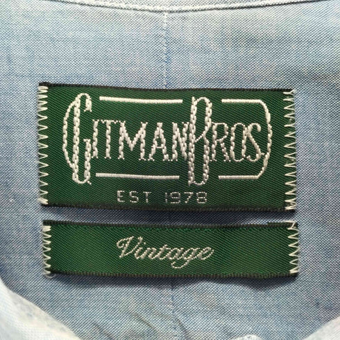 ギットマンブラザーズ GITMAN BROS. ボタンダウンシャツ メンズ L