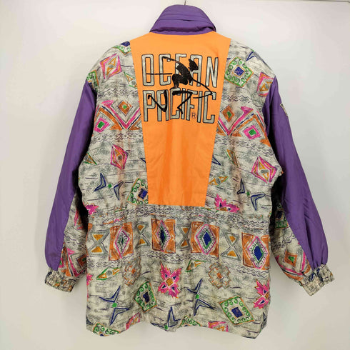 オーシャンパシフィック Ocean Pacific 90S 総柄 スキー ジャケット メンズ import:L