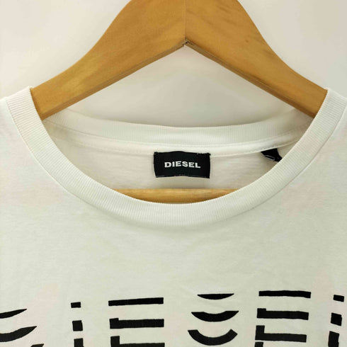 ディーゼル DIESEL プリント クルーネック半袖Tシャツ メンズ import:S