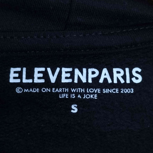 ELEVEN PARIS ロゴワッペン プルオーバーパーカー レディース import:S