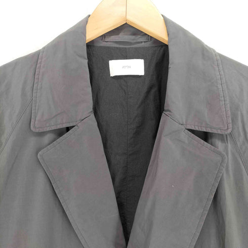 エイトン ATON NATURAL DYE AIR VENTILE SEMI DOUBLE COAT ロングコート メンズ 06