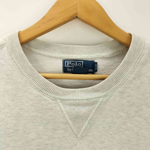 ポロバイラルフローレン Polo by RALPH LAUREN Vガゼット付き 裏地サーマル ポニー刺繍 クルーネックスウェット メンズ JPN:M