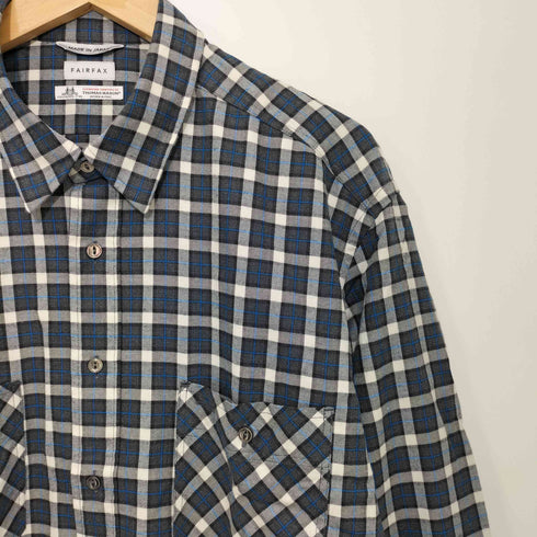 トーマスメイソンフォーフェアファクス THOMAS MASON for FAIRFAX MADE IN JAPAN チェック柄 ワークシャツ メンズ JPN:XL