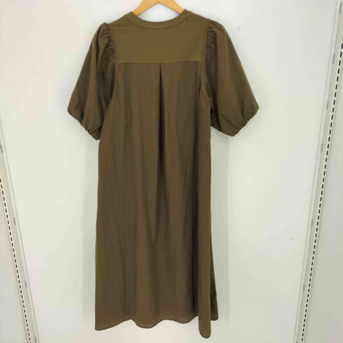 ハコ haco 別注 HEART MARKET 袖振り合うも他生の縁、ハート振り合う異素材ワンピース レディース JPN:M
