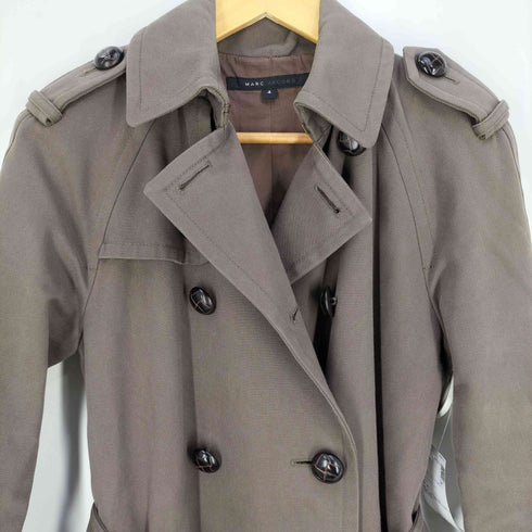 マークジェイコブス MARC JACOBS クルミボタン コットン トレンチコート レディース 4