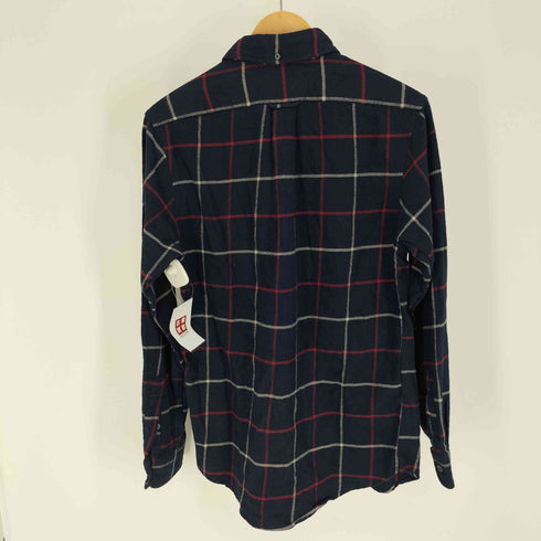 ラルフローレン RALPH LAUREN チェック フラップポケット B.D コットン シャツ メンズ import:L