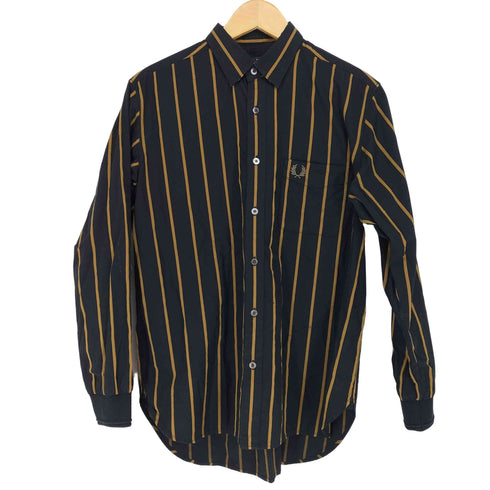 フレッドペリー FRED PERRY 刺繍ストライプシャツ メンズ JPN:S