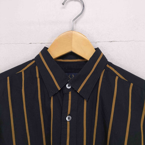フレッドペリー FRED PERRY 刺繍ストライプシャツ メンズ JPN:S