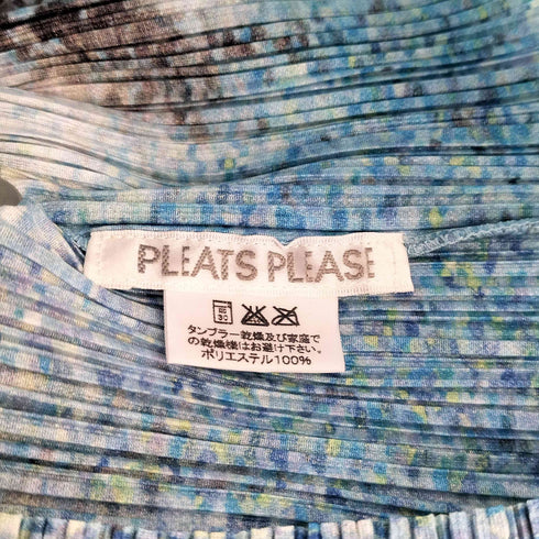 プリーツプリーズイッセイミヤケ PLEATS PLEASE ISSEY MIYAKE 2001SS Archive 鳩 モザイクタイル バックオープン プリーツキャミソール タンクトップ レディース JPN:3