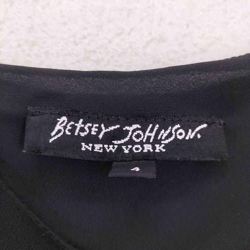 BETSEY JOHNSON リボンキャミシルクワンピース レディース